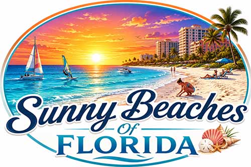 SunnyBeachesOfFlorida.com Logo trademark 2025